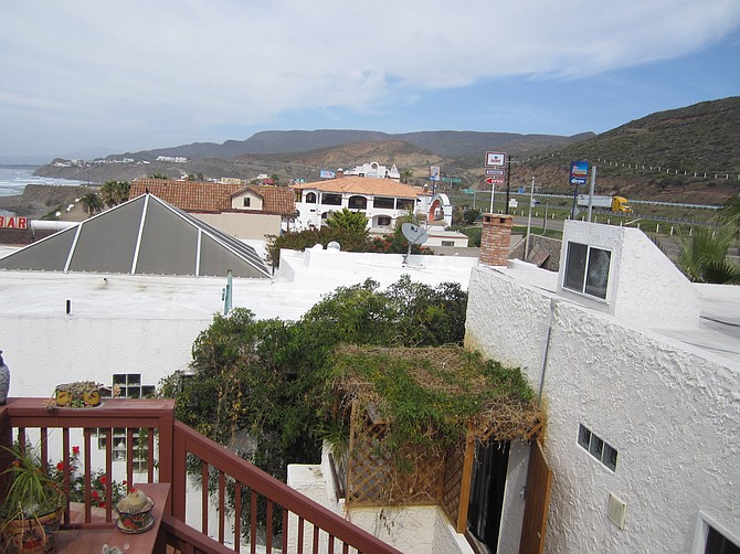 view from roof patio
