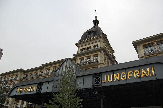Interlaken’s five-star Victoria-Jungfrau Grand Hotel & Spa.
