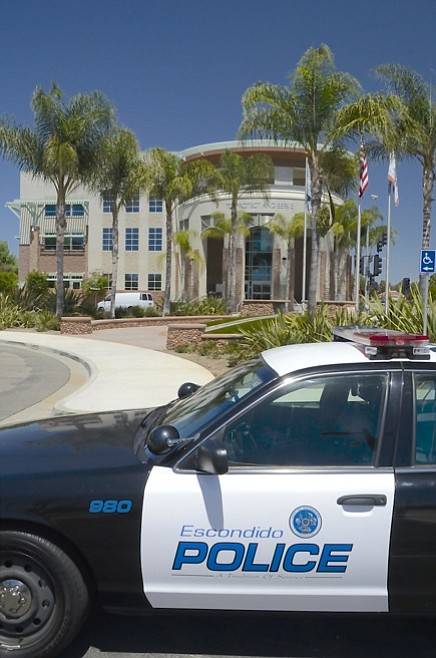 Police headquarters in Escondido, California.