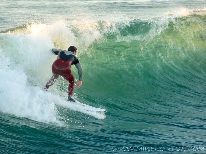 "Exit through the Green Room" Taken by Mike Contos from the OB Pier. More at www.mikecontos.com