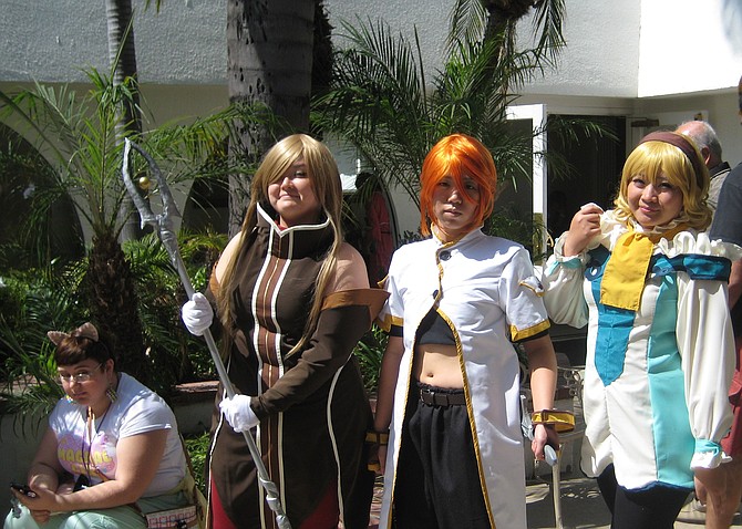 Tear Grants, Luke fon Fabre and Natalia from Tales of the Abyss