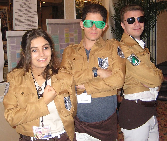 Janis G. Jimenez, Jasiel Jimenez and other cosplayer as Attack on Titan characters