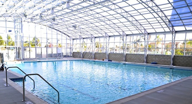 New indoor pool at the Copley-Price Family YMCA