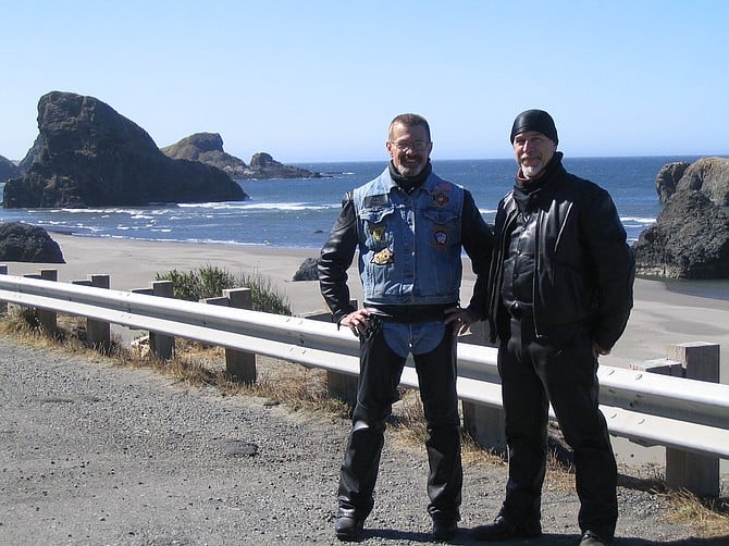 Biking along the Pacific Coast