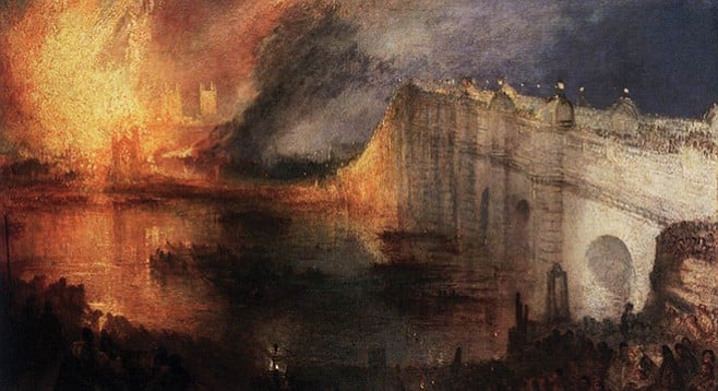 The Burning of the Houses of Lords and Commons, 16 October, 1834