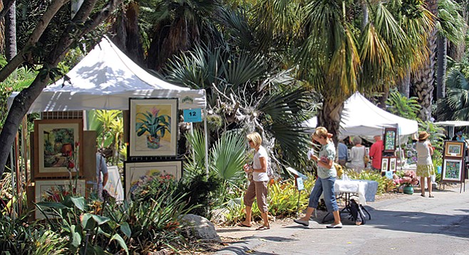 Saturday, walk the Artfest at San Diego Botanic Garden in Encinitas