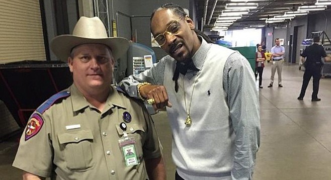 "Me n my deputy dogg," wrote Snoop Dogg on his Instagram site