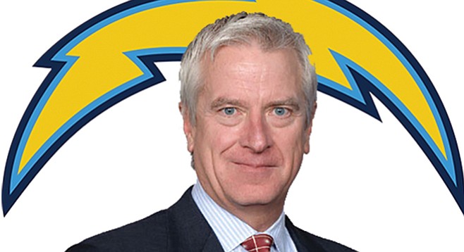 Mark Fabiani raked in $40,000 from the Chargers during the first three months of this year.
