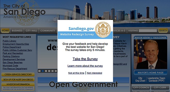 Calling all hands:  Sandiego.gov needs some redesigning