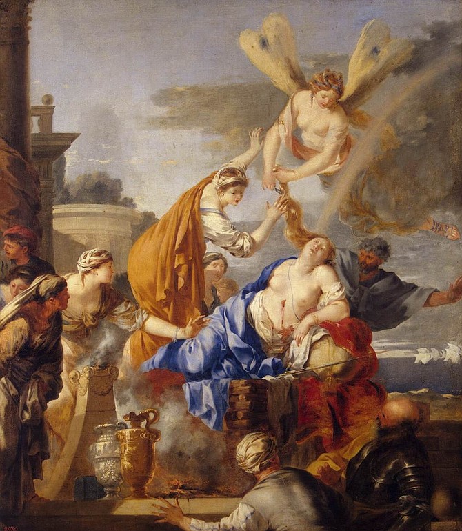 Death of Dido by BOURDON