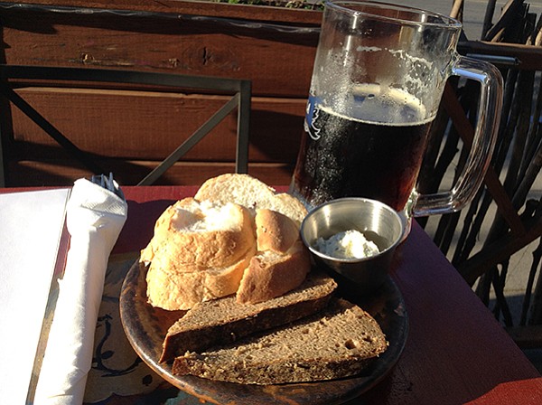 Bread selection comes even with $3 happy hour appetizers