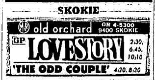 The original odd coupling. You’ll laugh, you’ll cry, you’ll watch Ali slowly die! Chicago Tribune, August 11, 1971. 