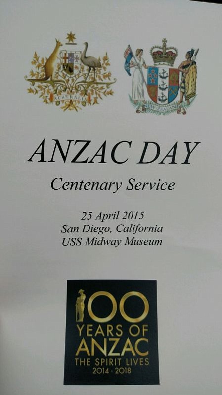 Anzac Day Centenary Program