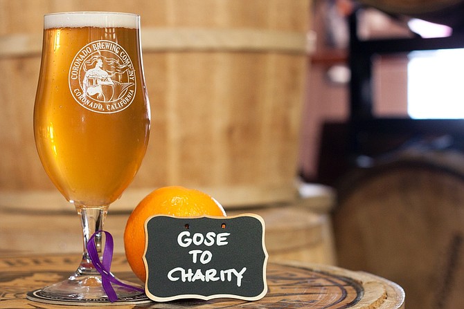 Coronado Brewing Company's Beer to the Rescue offering, Gose to Charity
