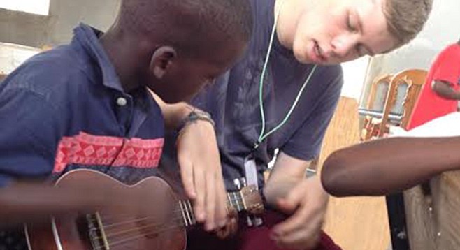 Gabriel's Promise volunteers bring instruments and know-how to Haiti.