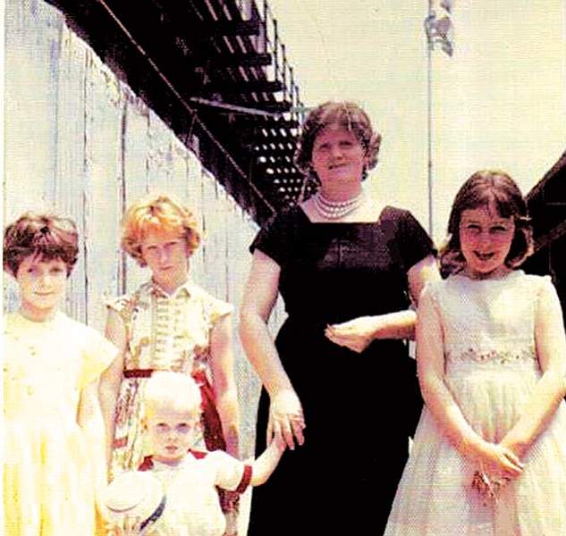 Eileen Feely, second from the left, immigrated from Ireland at six years old.
