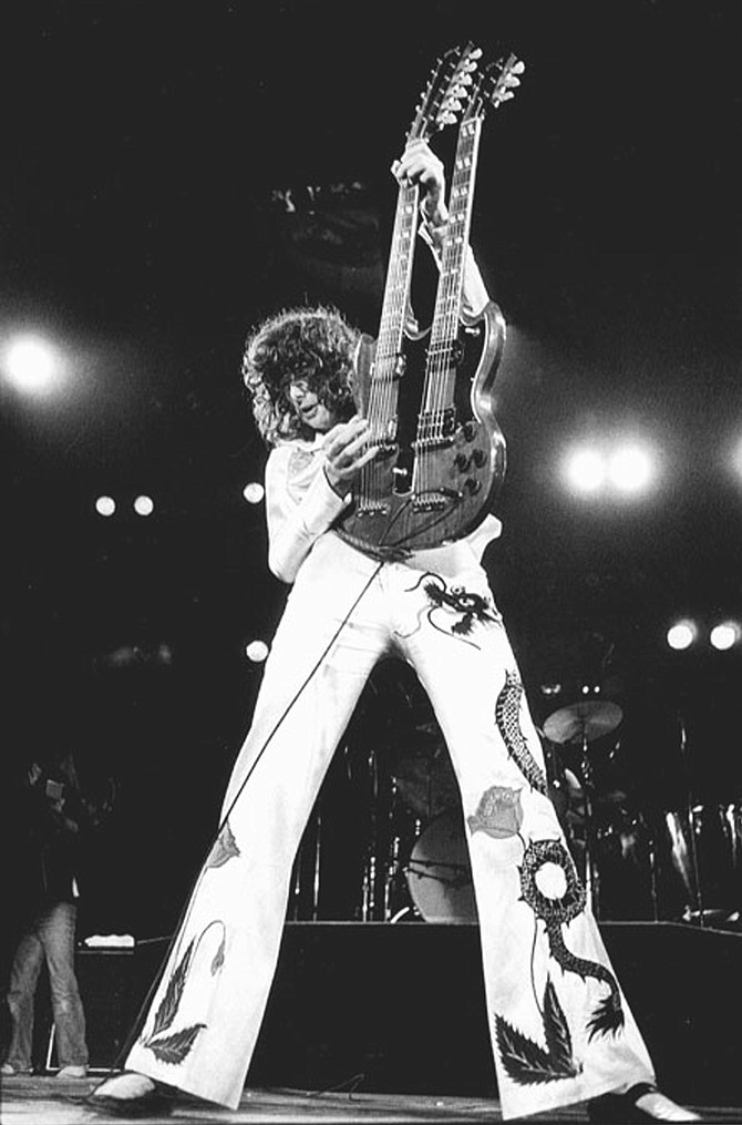 Jimmy Page of Led Zeppelin. Cameron’s writeup of Led Zep demonstrated his ability to fill pages as glibly as the next bozo.