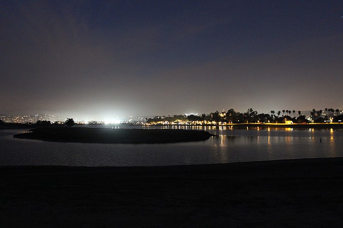 Nighttime views of San Diego from a fresh vantage point. 