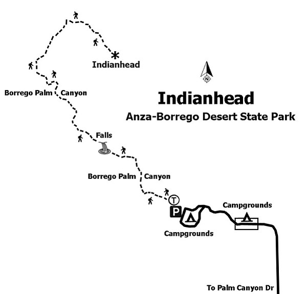 Map to Indianhead