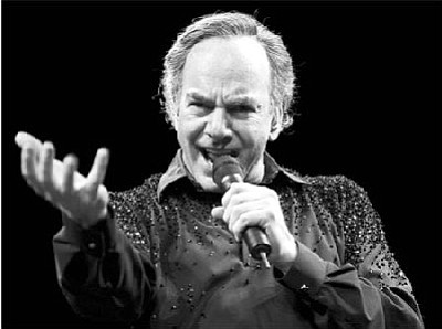 Canada Man: the baritoned bard Neil Diamond will hold sway over Valley View on Friday!