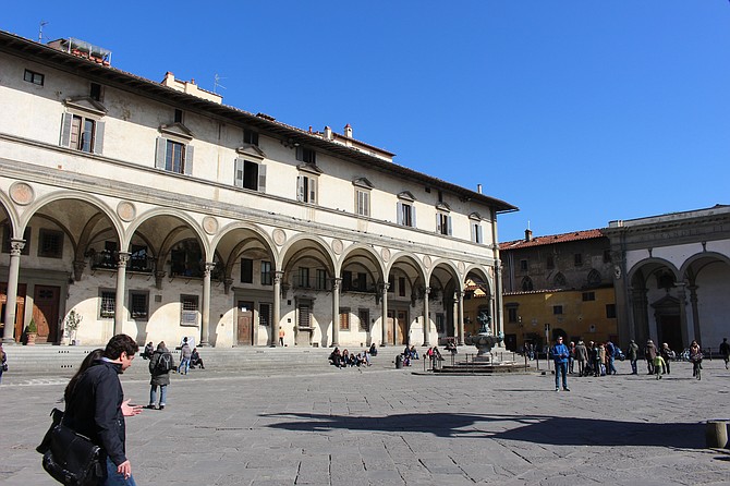 One of the many piazzas of the city