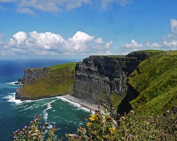 Coastal view- Cliffs of Moher, Ireland.