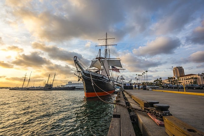 Star of India on the San Diego Harbor Front.