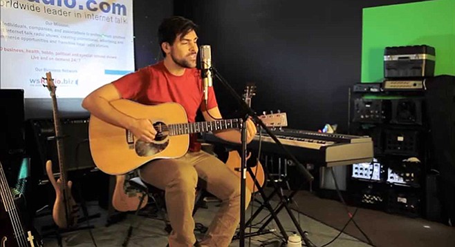 Singer/songwriter Brendan McCreary performed on the debut episode of Radio Bandiego: Your Bands Revealed.