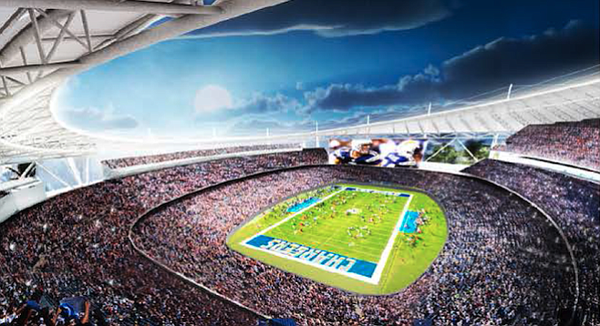 Will this be the Chargers stadium that leads the team to a victorious season?