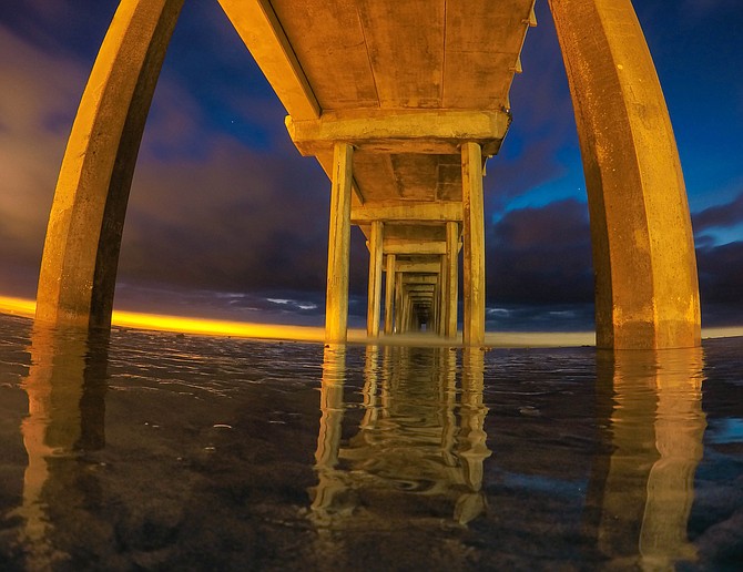 Scripps Pier. Probably the most photographed pier in the US!