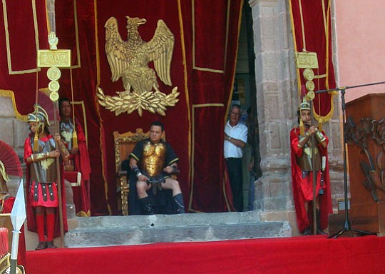 Pontius Pilate Sits Ready to Judge