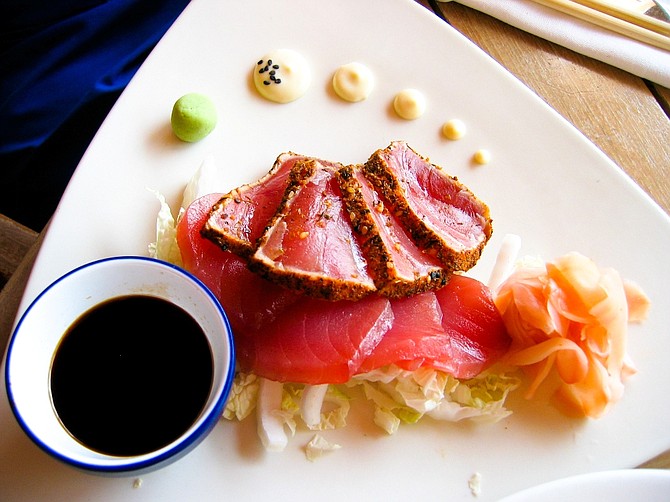 Seared Ahi (yellowfin tuna)