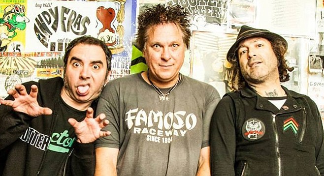 Despite royalty rights issues, skate-punk trio Agent Orange keeps on rollin’. Catch them at Brick by Brick this Saturday.