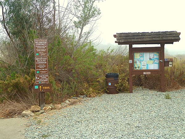Start of the Del Dios trail