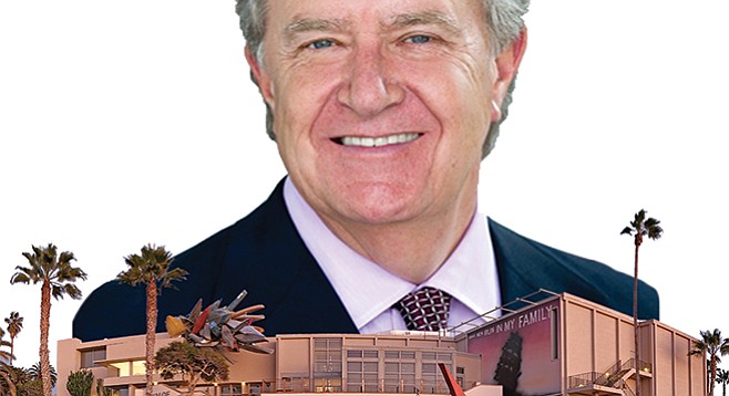No starving artist: Hugh Davies’s executive job at La Jolla’s Museum of Contemporary Art San Diego earned him $439,735 during the last fiscal year. 
