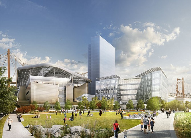 Artist's rendering of Cornell campus project