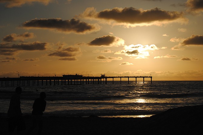 Ocean Beach sunset.