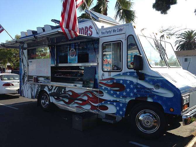 Hot rod food truck, American style