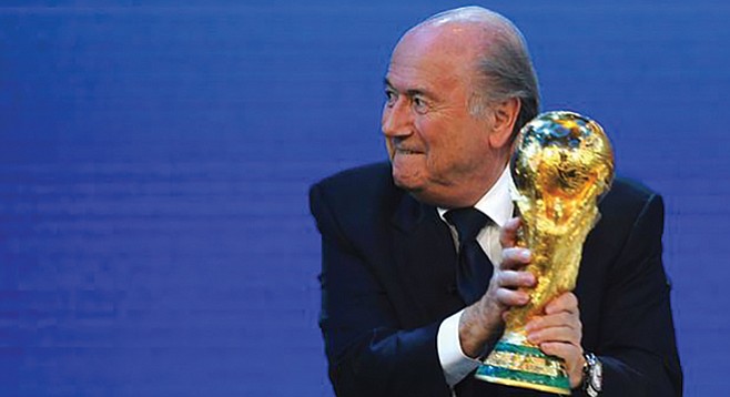 Fifa’s sort-of ex-president Joseph “Sepp” Blatter will leave, at some point, but he’s taking the gold with him.