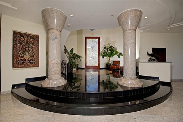 Don’t miss the marble columns in the main entry