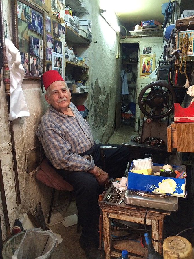 Carpenters in Nazareth still work the old-fashioned way.