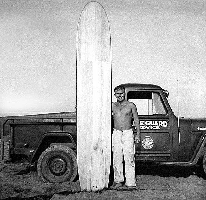 John Elwell, 1953. He'd grown up on E Avenue in Coronado listening to his father's stories about Hawaii in the 1920s.