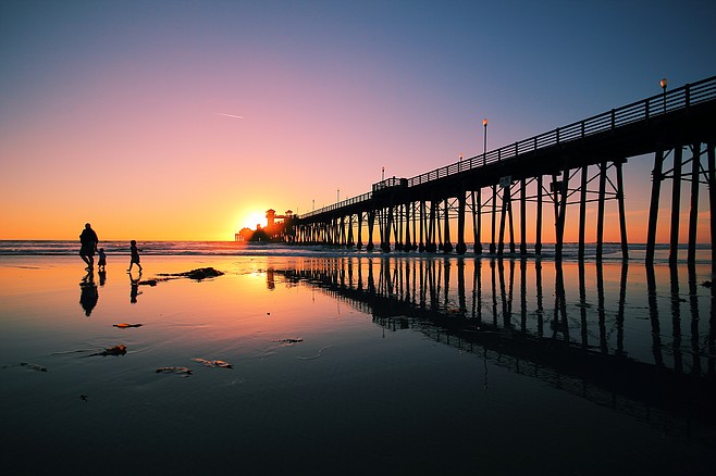 Oceanside Low Tide At Oceanside Pier San Diego Reader