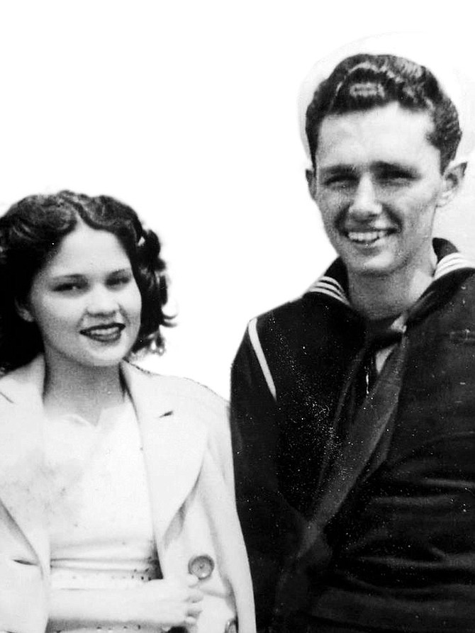Bill and Irene, circa 1945, two years before they were married.