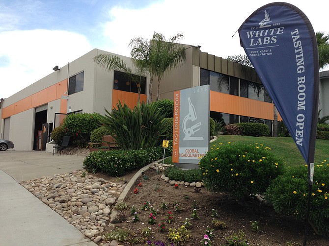 White Labs' laboratory and tasting room in Miramar.