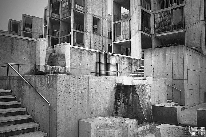 The Salk Institute of Biological Studies in La Jolla is a real life version of M.C Escher's "Relativity". Simply amazing.

facebook.com/s.c.anderson.photography