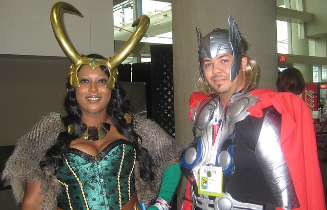 Loki and Thor from Marvel Comics