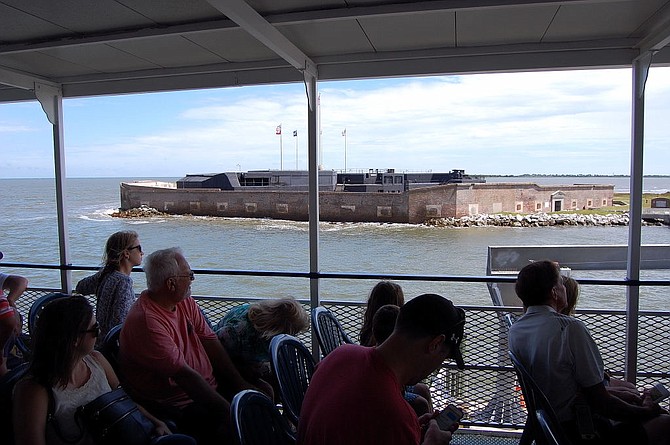 Fort Sumter, where the Civil War began.