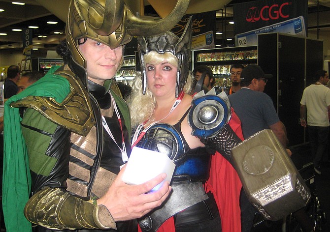 Loki and Thor from Marvel Comics