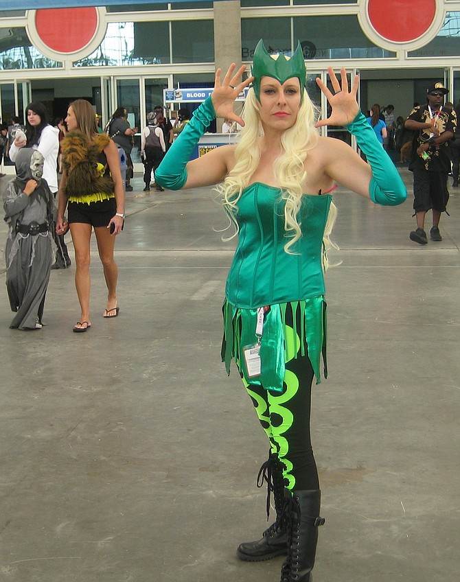 superhero cosplayer